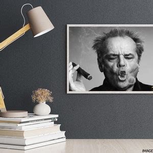 Jack Nicholson Music Poster Canvas Wall Art Family Bedroom - Etsy