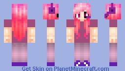 Pink Gamer Girl Minecraft Skin