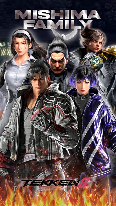 Tekken 8 | Mishima Family | Mobile Wallpaper by raidichi06 on DeviantArt