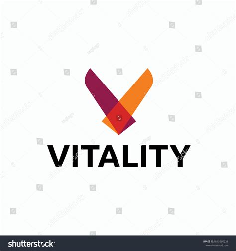 Vitality Logo Vector Design Templates Letter Stock Vector (Royalty Free ...