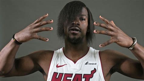 NBA star Jimmy Butler turns heads with 'Emo' look at Miami Heat's Media ...