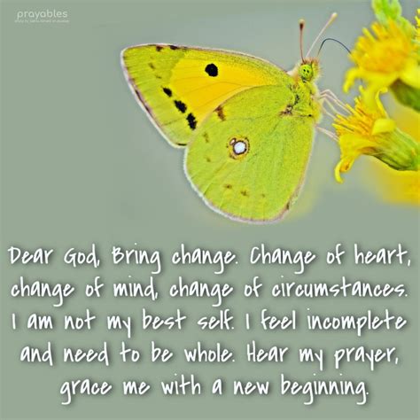 Prayer: Change, Change, Change - Prayables