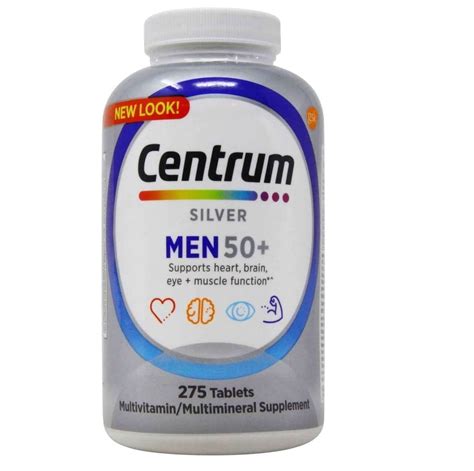 Centrum Silver Men Multivitamin - Age 50 & Older - 275 Tablets in Nepal ...