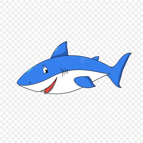 Shark Underwater Clipart Vector, Underwater Animal Cartoon Shark ...