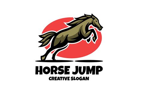 Jumping Horse Awesome Logo Template | Branding & Logo Templates ...