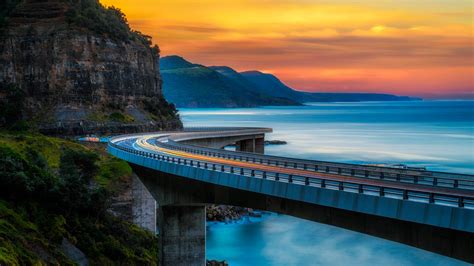 Sea Cliff Bridge – Bing Wallpaper Download