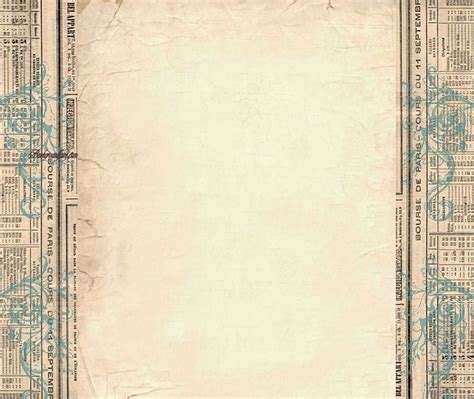 Professional Blank Old Newspaper Template | Background vintage, Vintage ...