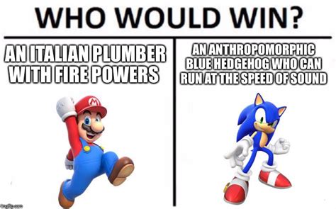 Télécharger Mario Vs Sonic Memes Gratuit | Gidmeme