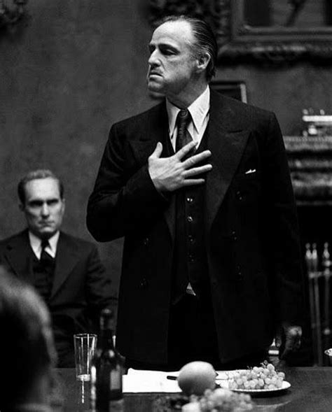 Marlon Brando as ‘Don’ Vito Corleone in The Godfather I, 1972. Al ...