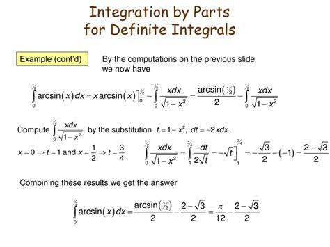 PPT - 6.1 Integration by parts PowerPoint Presentation, free download ...