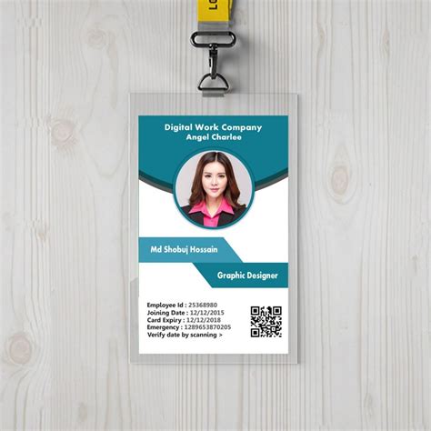 Employee ID Card Design