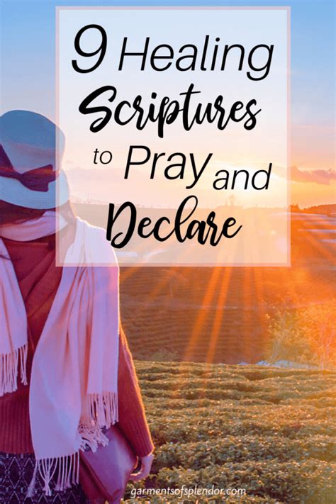 40 Healing Scriptures to Pray and Declare Over your Life - | Healing ...