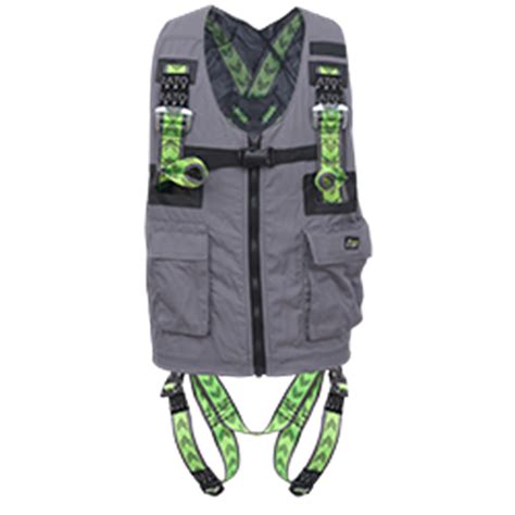 Full Body Harness with Multi-Pocket Work Vest – Crane Check