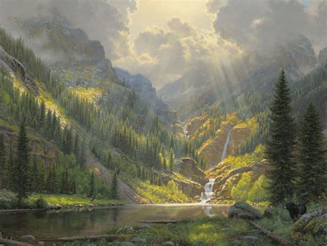 Rocky Mountain Majesty by Mark Keathley | Landscape paintings, Scenery ...