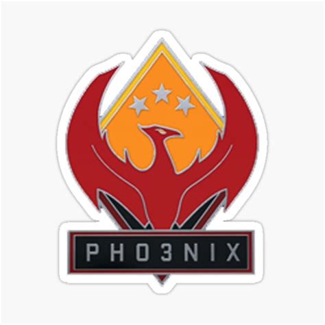 "Phoenix" Sticker by RobBoss | Redbubble