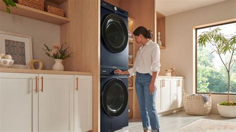 The Samsung Bespoke Ultra Capacity Front Loading Washer and Dryer ...