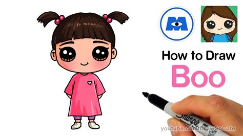 How to Draw Boo Easy Monsters Inc.