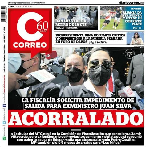 Periódico Diario Correo (Perú). Periódicos de Perú. Edición de jueves ...