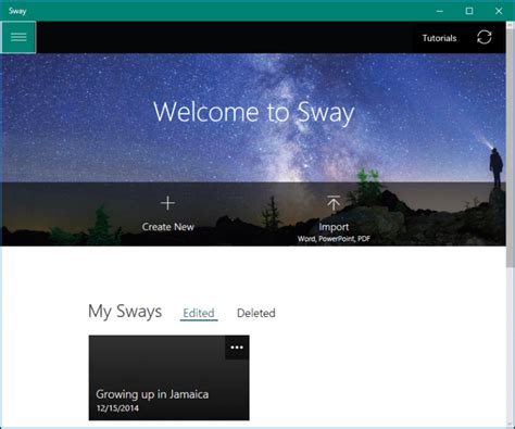 How to Create Your First Microsoft Sway