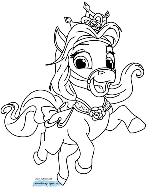 Palace Pets Coloring Pages 3 | Disney Coloring Book