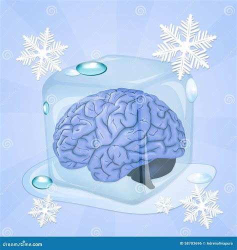 Brain Freeze Illustration | CartoonDealer.com #107071606