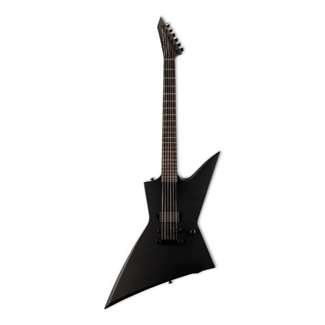 LTD EX Black Metal Electric Guitar in Black Satin - Buy Online at Mega ...