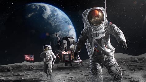 US Astronauts on Moon 4K Wallpapers | HD Wallpapers | ID #29082