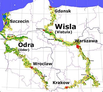 Vistula River Map