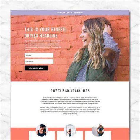 Sales Page Template | Showit Page, Showit Template, Showit Website ...