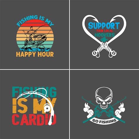 Premium Vector | Fishing t shirt design