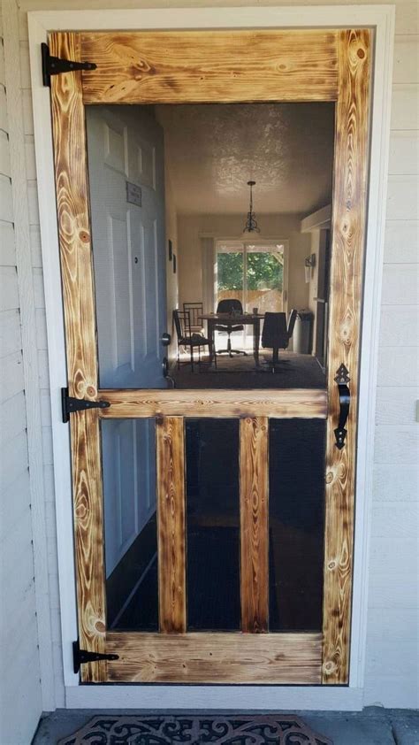 Rustic/Country custom screen doors. Perfect for front or rear entryway ...