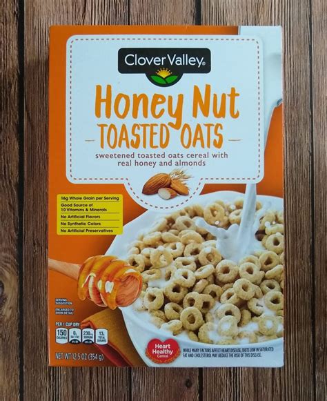 Clover Valley Honey Nut Toasted Oats (Dollar General) | DOLLAR STORE ...