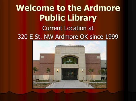 PPT - Ardmore Public Library PowerPoint Presentation, free download ...