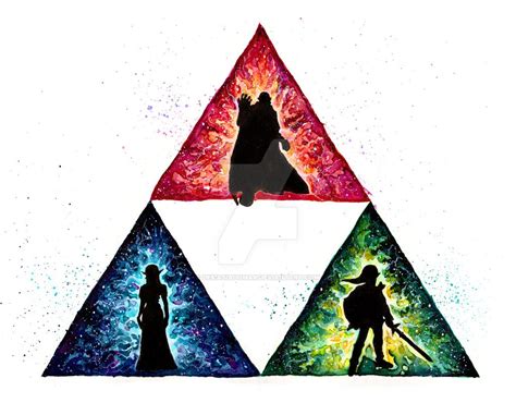 The Triforce - The Legend of Zelda Fan Art by demasiadomar | Legend of ...