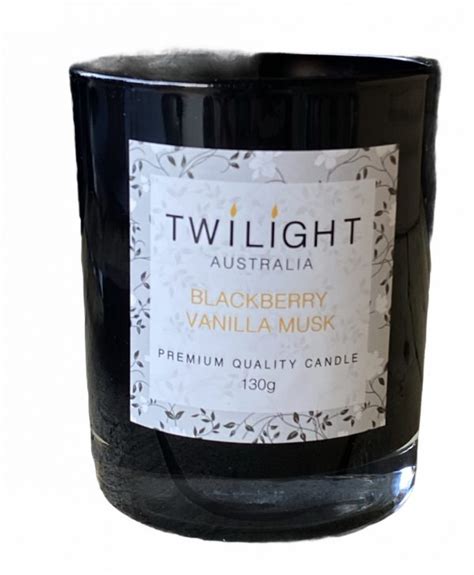 Twilight Blackberry Vanilla Musk 130gm Candle - Blooming Decor