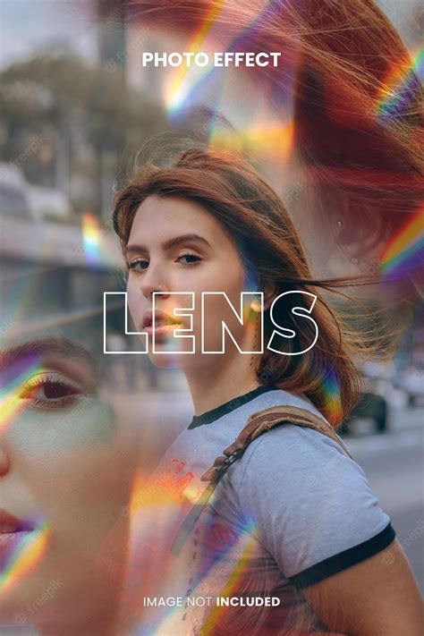 Premium PSD | Lens photo effect