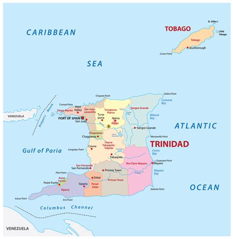 Where Is Trinidad And Tobago Located On The World Map - Map