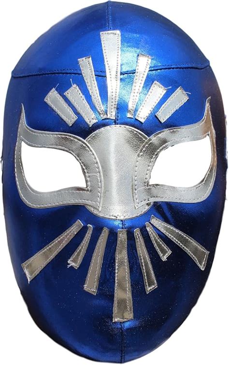 Mistico Lucha Libre Mask One Size Lycra Blue Silver: Amazon.de: Bekleidung