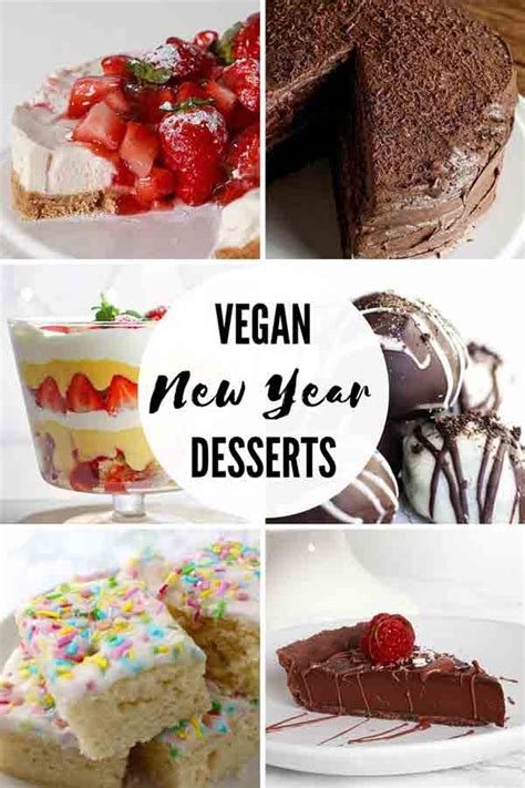 25 Vegan New Year's Desserts - BakedbyClo | Vegan Dessert Blog