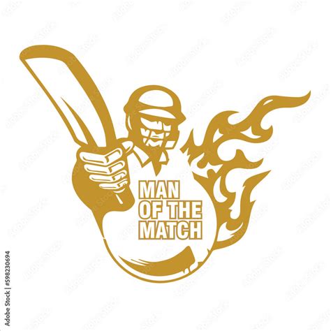 Cricketer logo, Cricket League, Cricket Championship, man of the match ...