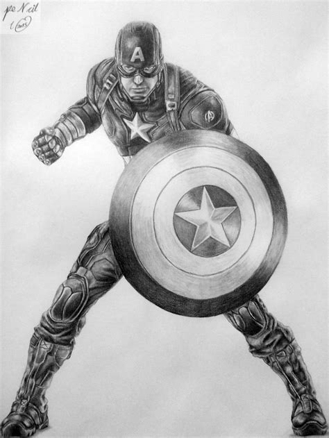 Captain America by pencilir on DeviantArt