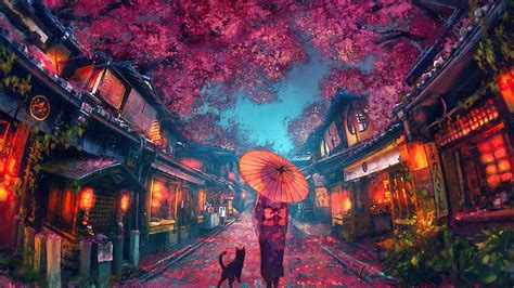 Cute Anime Street Wallpapers - Wallpaper Cave