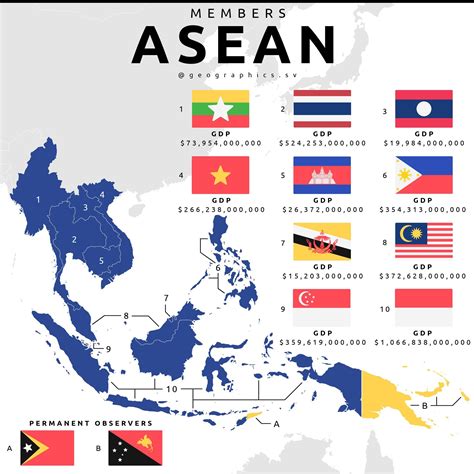 Southeast Asian Economies : r/MapPorn