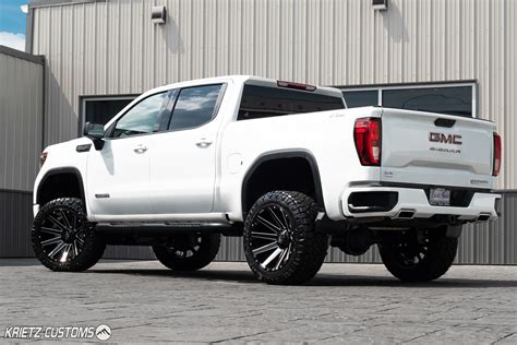 Lifted 2019 GMC Sierra 1500 with 22×12 Fuel Contra Wheels and 7 Inch ...