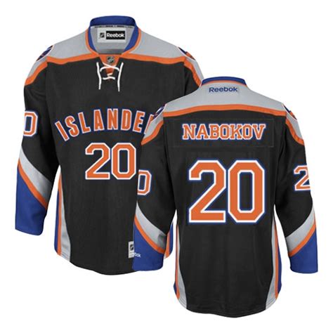 Evgeni Nabokov New York Islanders Premier Third Reebok Jersey - Black