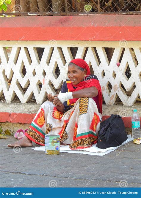 Beggar Lady Bandra Mumbai India Editorial Photography - Image of lady ...