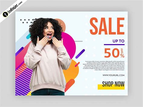 Fashion Sale 50% off Digital Marketing Ads Banner Free PSD Template ...