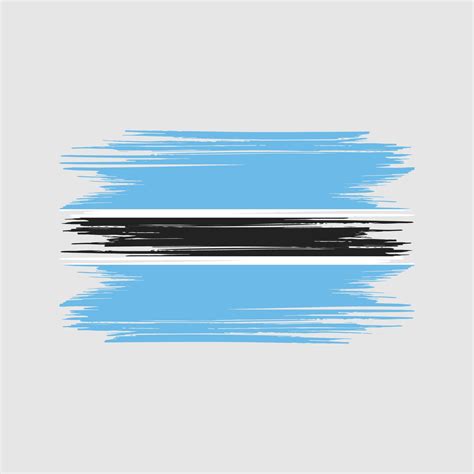 Botswana flag Design Free Vector 11383048 Vector Art at Vecteezy