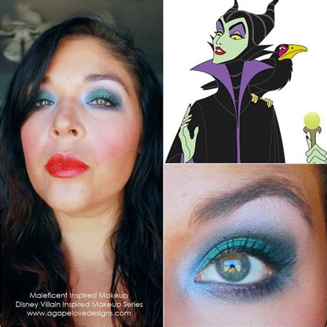 Agape Love Designs: Maleficent Inspired Makeup {Disney Villain Series ...