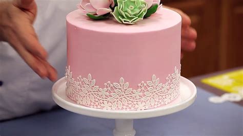 How to Make Cake Lace | Sneak Peak | Global Sugar Art - YouTube